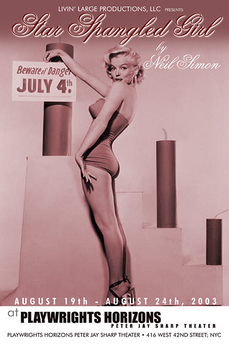 Star Spangled Girl original production artwork
